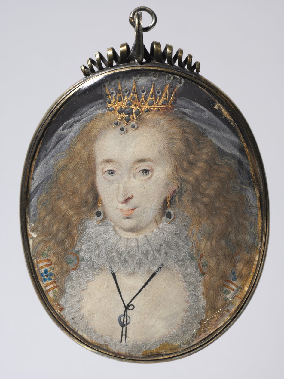 Portrét Lucy Russell, hraběnky z Bedfordu, rozené Harrington, c. 1608-1616. od Isaac Oliver