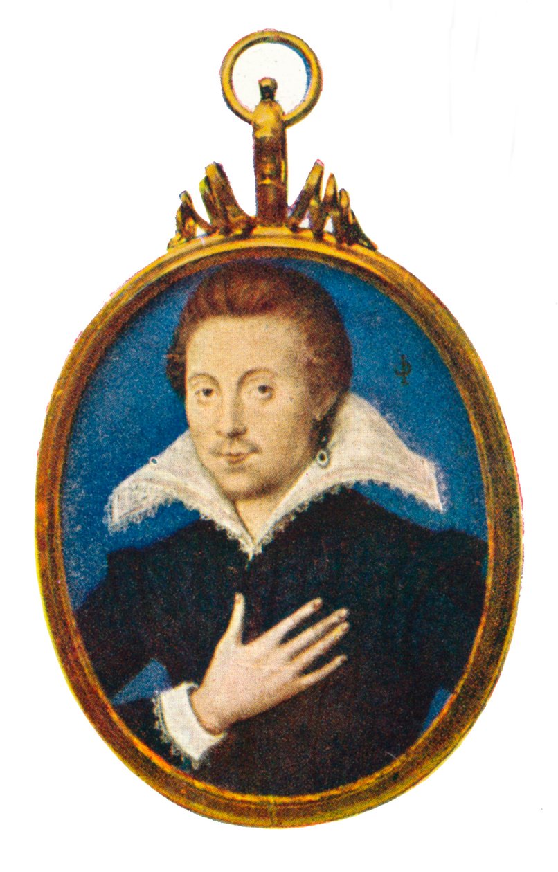 Sir Philip Sidney, c1580-1610, 1903 od Isaac Oliver I
