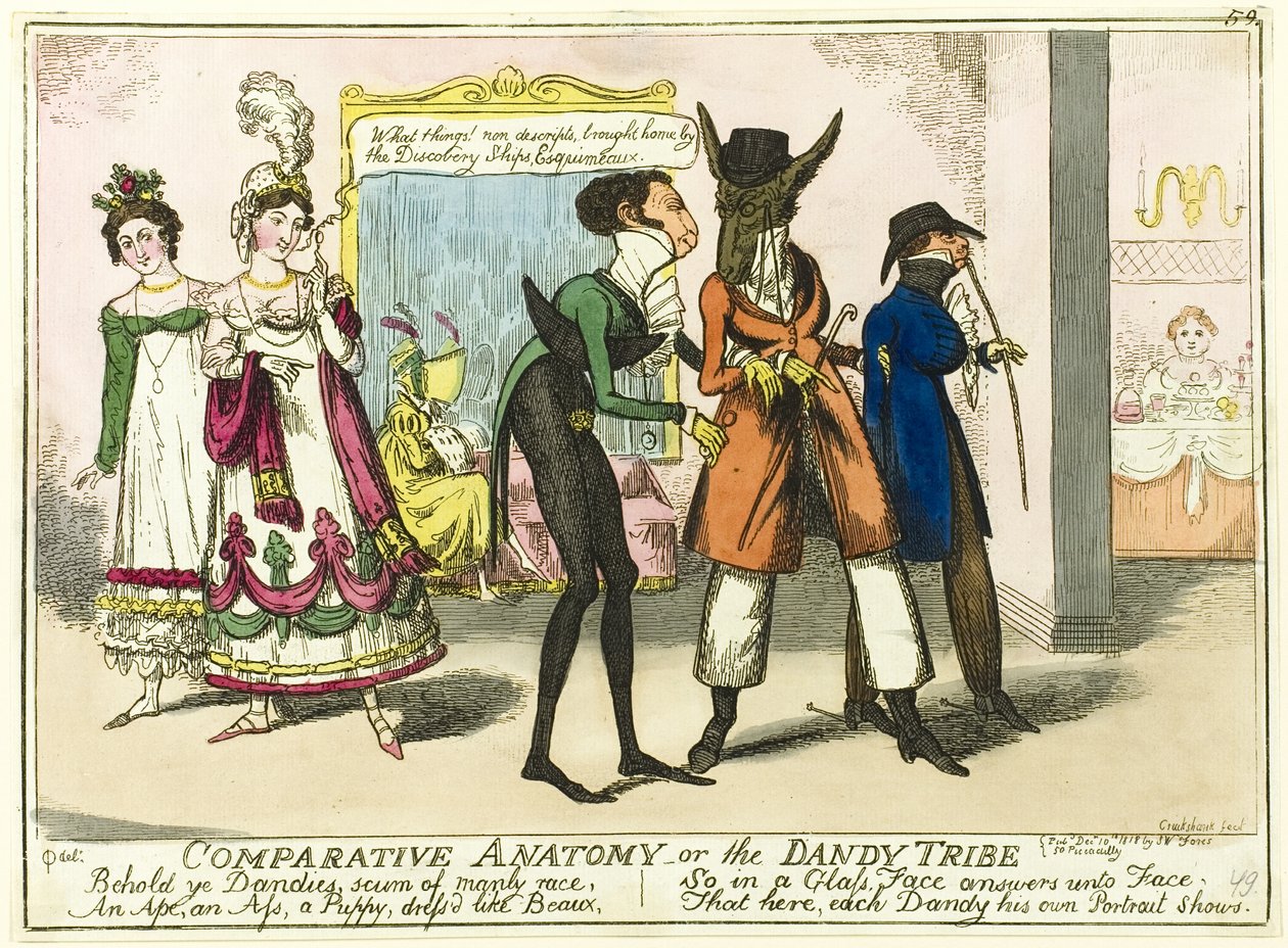 Srovnávací anatomie od Isaac Robert Cruikshank
