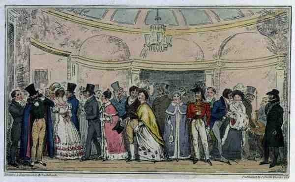 Odchod z opery, hospoda. od C. Smith od Isaac Robert Cruikshank