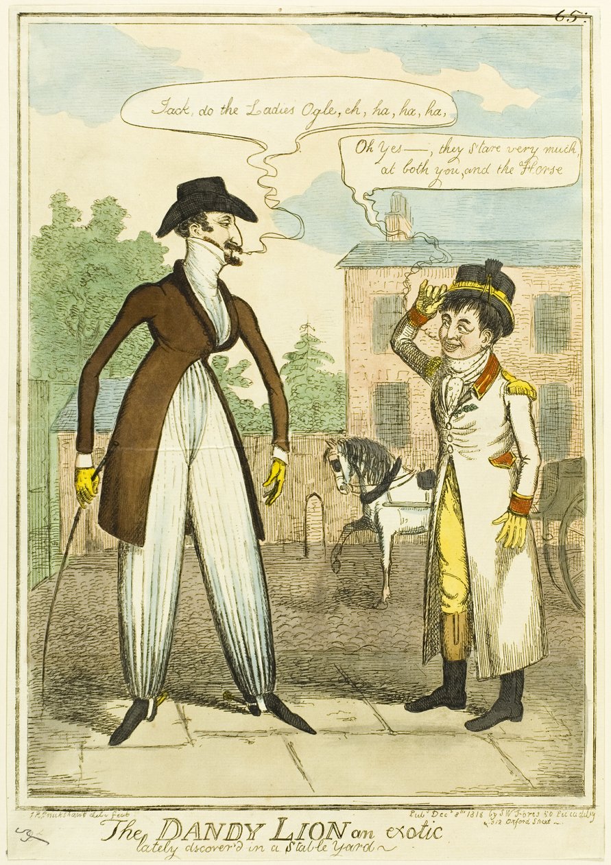 Dandy Lion - exotický lev objevený v poslední době na dvoře stáje od Isaac Robert Cruikshank