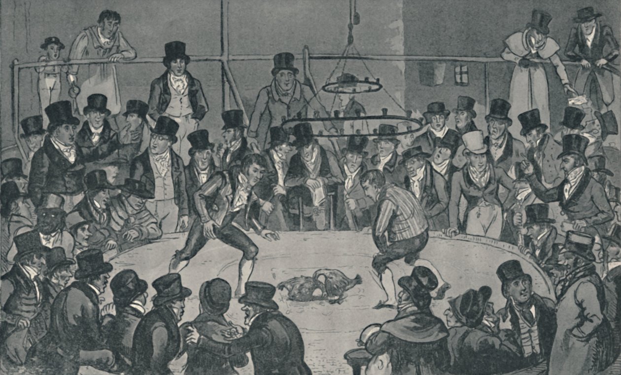 V královském kokpitu, 1821, 1920. Umělci: Isaac Robert Cruikshank, George Cruikshank. od Isaac, Robert and George Cruikshank