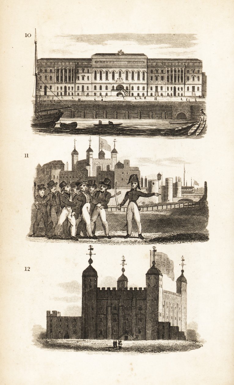 Celnice, Press Gang a Tower of London od Isaac Taylor