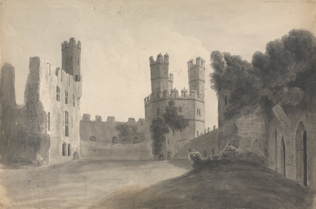 Caernarvon (hrad) od Isaac Weld