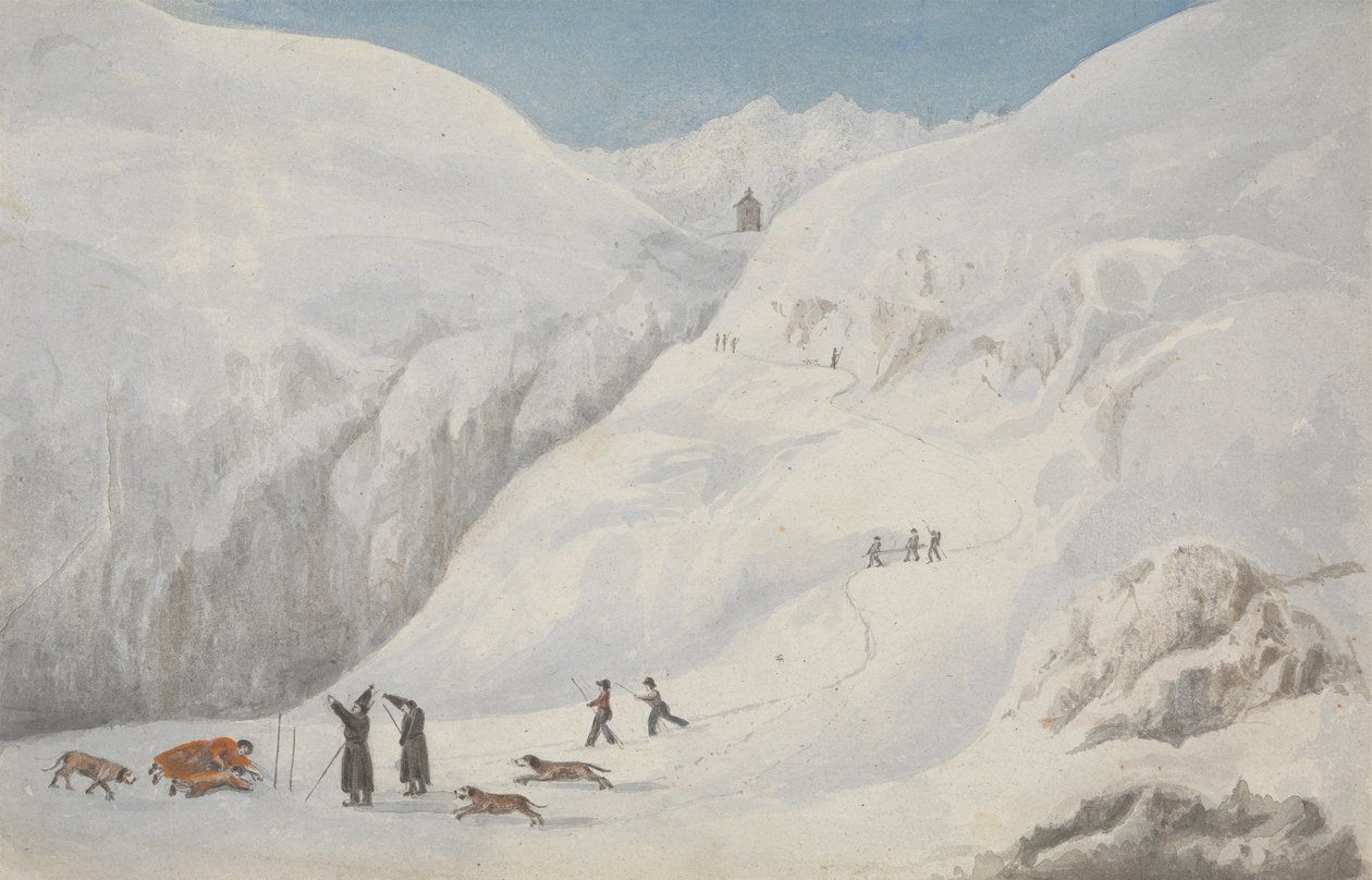 Mount St. Bernard (Švýcarsko) od Isaac Weld