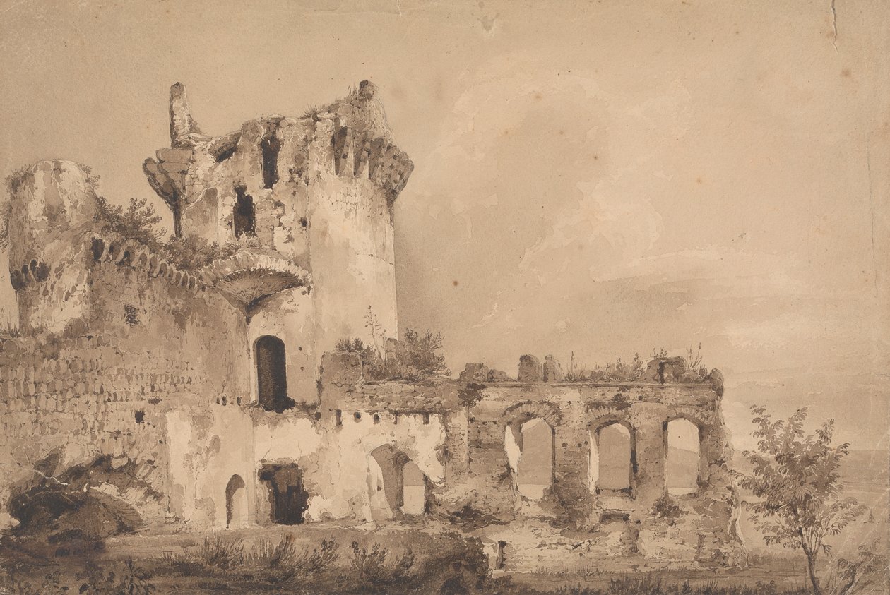 Ruiny (římské?) od Isaac Weld