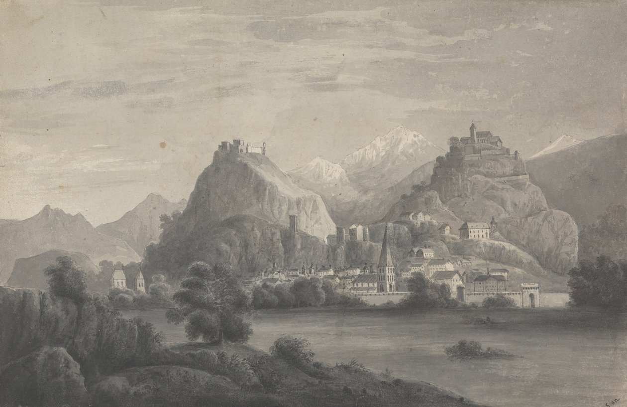 Sion (Švýcarsko) od Isaac Weld