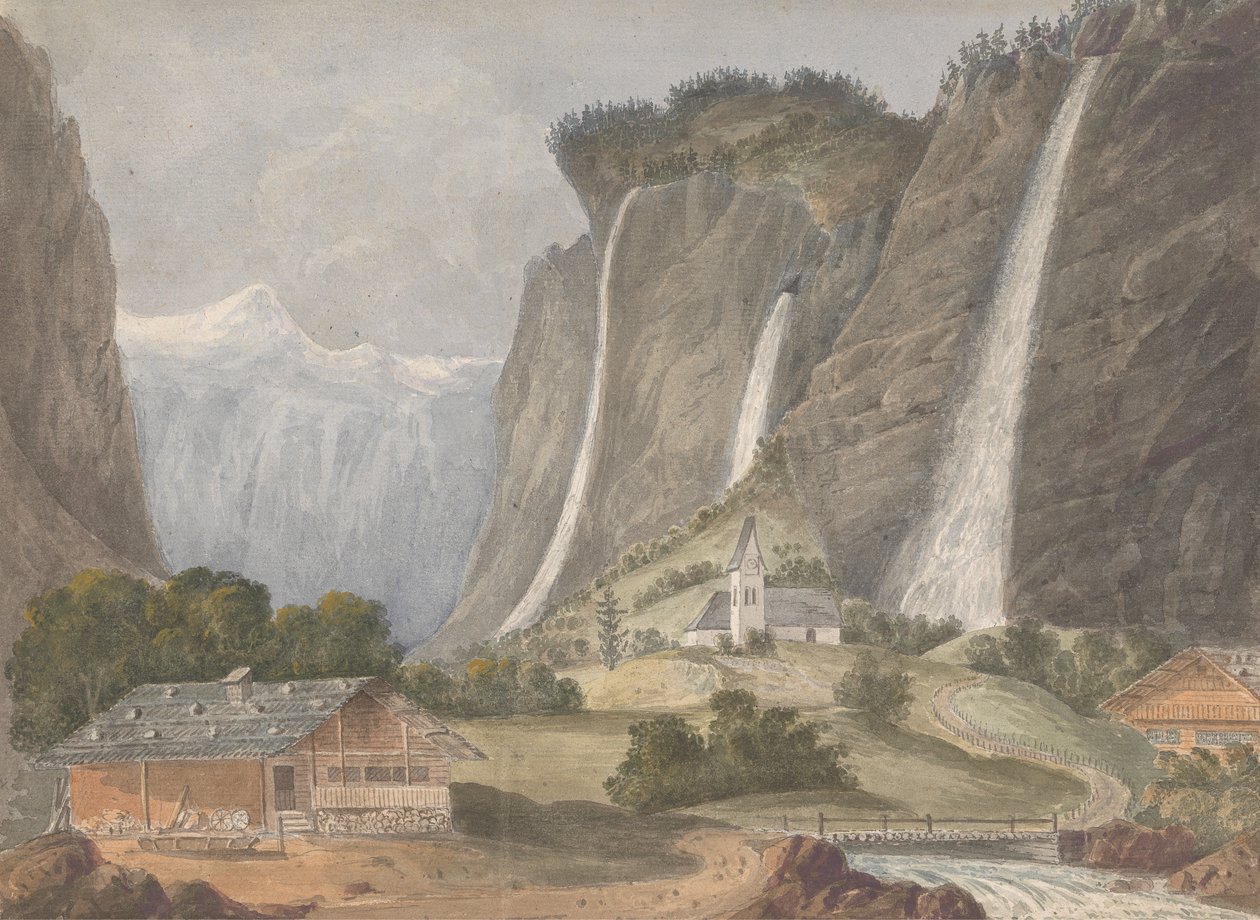Staubbach, Lauterbrunnen (Švýcarsko) od Isaac Weld