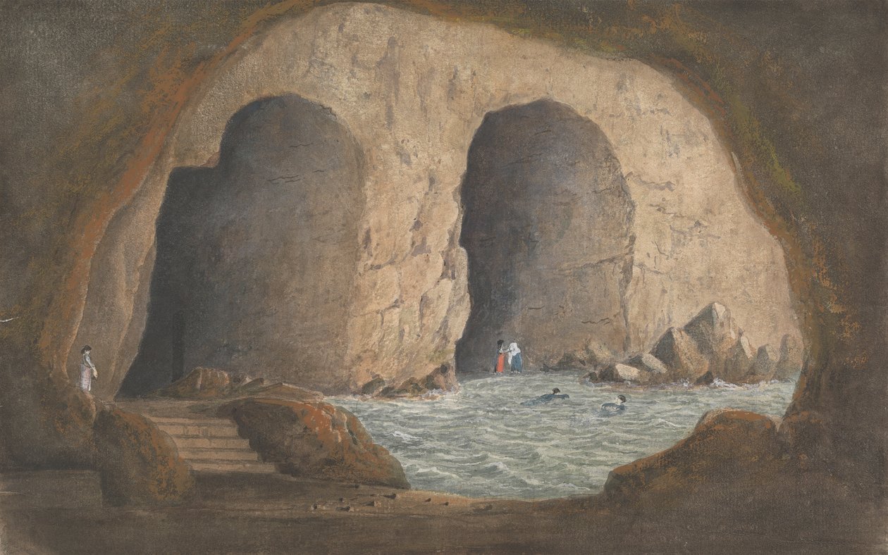 Pohled na jeskyně Syrini - Sorrento/ Neapolský záliv od Isaac Weld