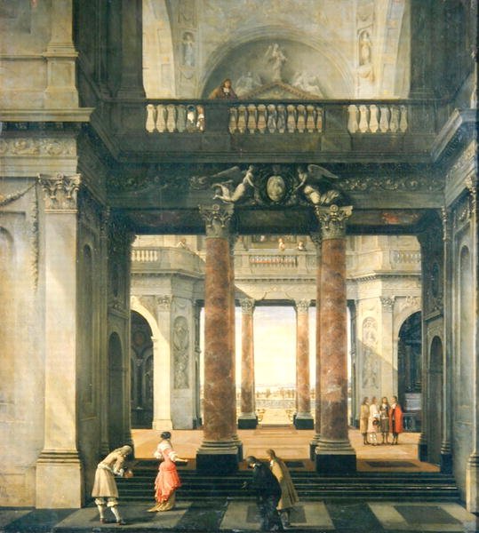 Síň paláce od Isaac van Nickele