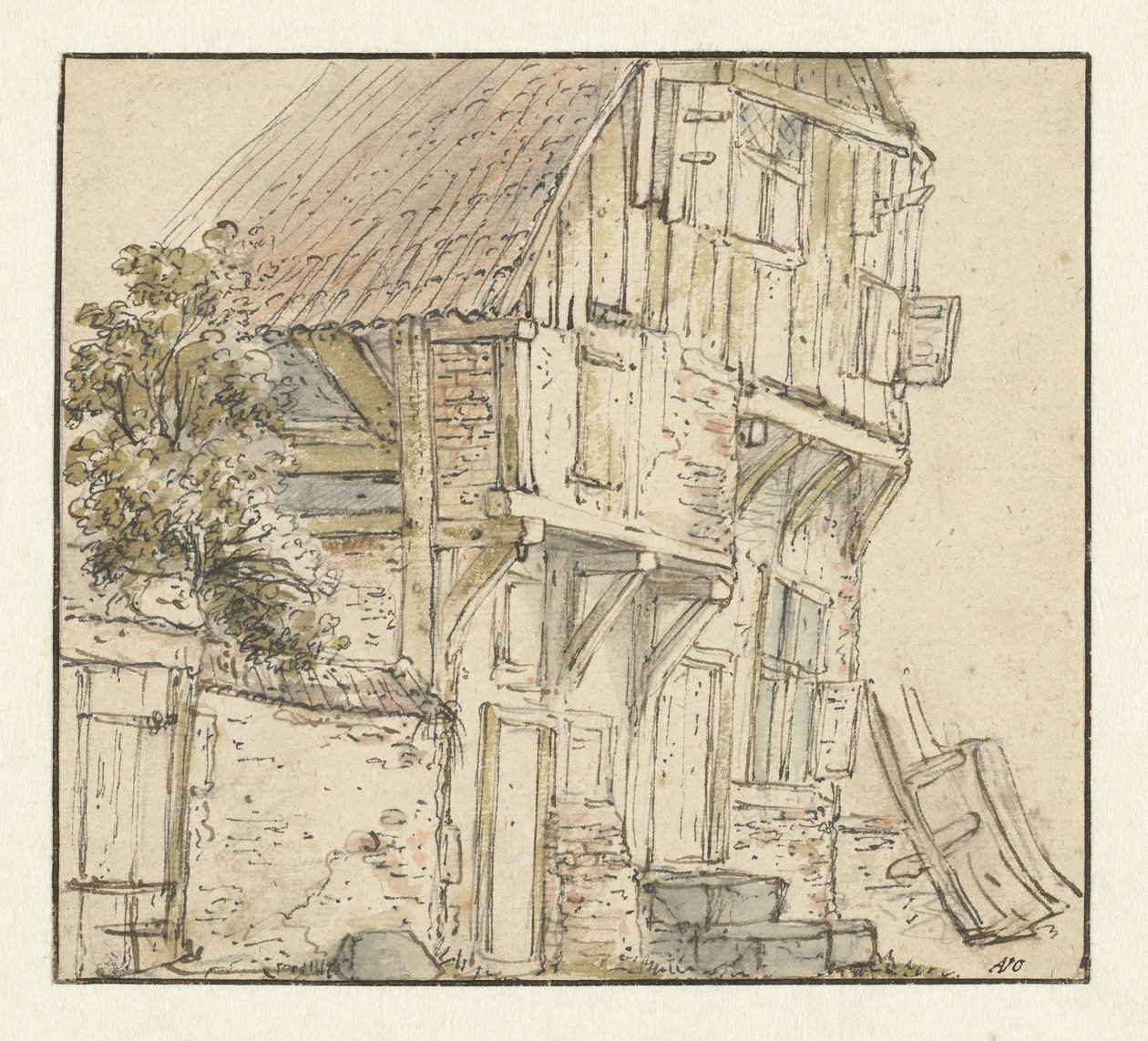 Statek od Isaac van Ostade