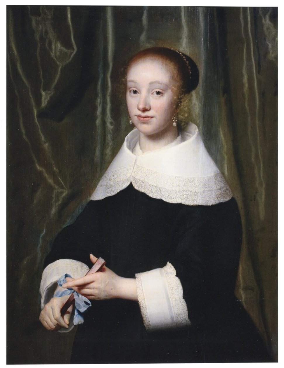 Portrét Ester Baryové (1630-1696), asi 1652, nevěsta Jana Hendrika Lestevenona od Isaack Luttichuys