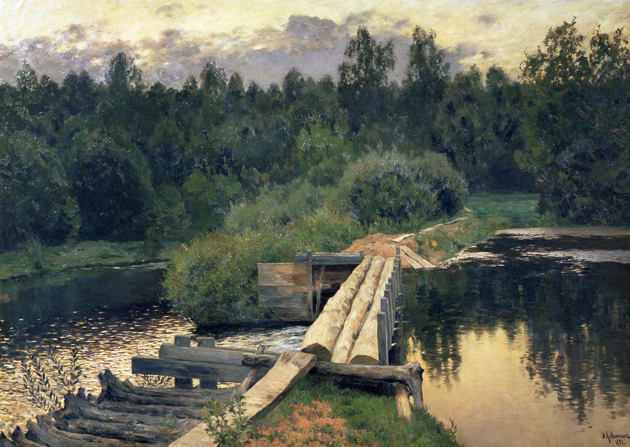 Na mělčině, 1892 od Isaak Ilyich Levitan