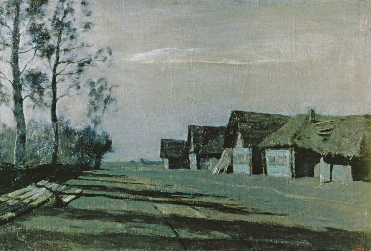 Village by Moonlight, 1897 od Isaak Ilyich Levitan