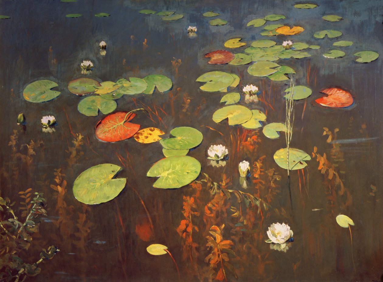 Lekníny 1895 od Isaak Ilyich Levitan
