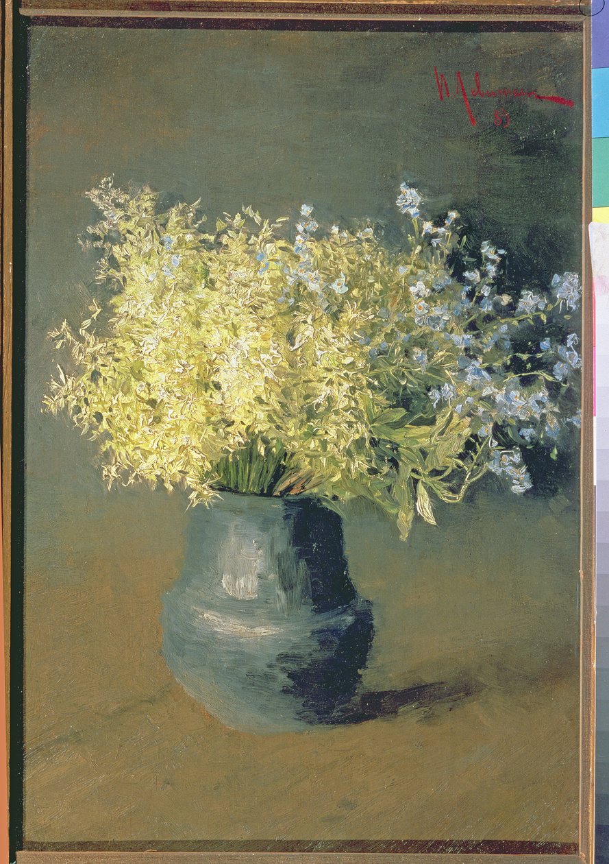 Divoké šeříky a pomněnky, 1889 od Isaak Ilyich Levitan