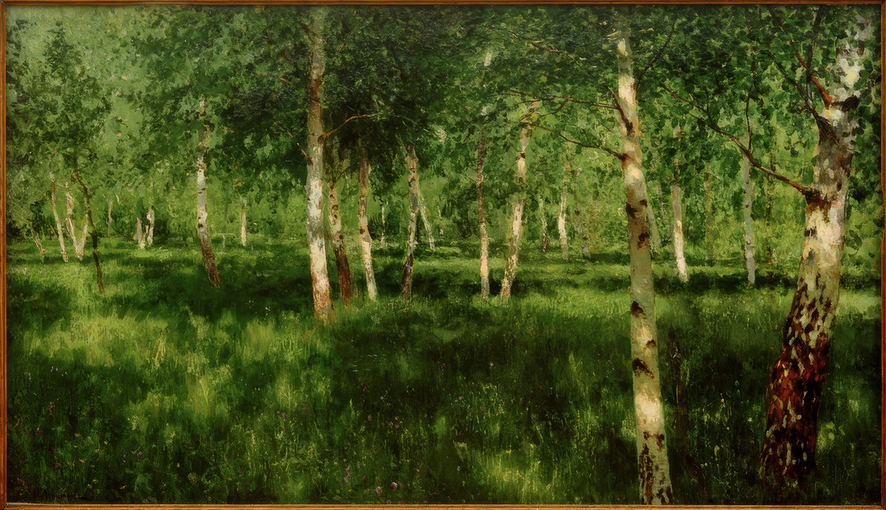 Birkenhain od Isaak Ilyich Levitan