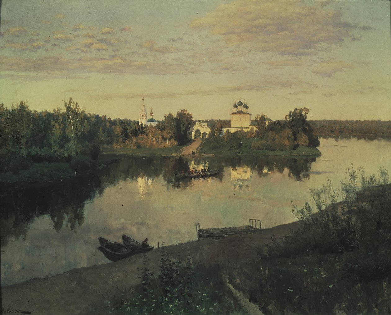 Večerní zvonění, 1892 od Isaak Ilyich Levitan