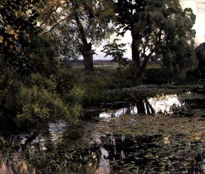 Zarostlý rybník od Isaak Ilyich Levitan