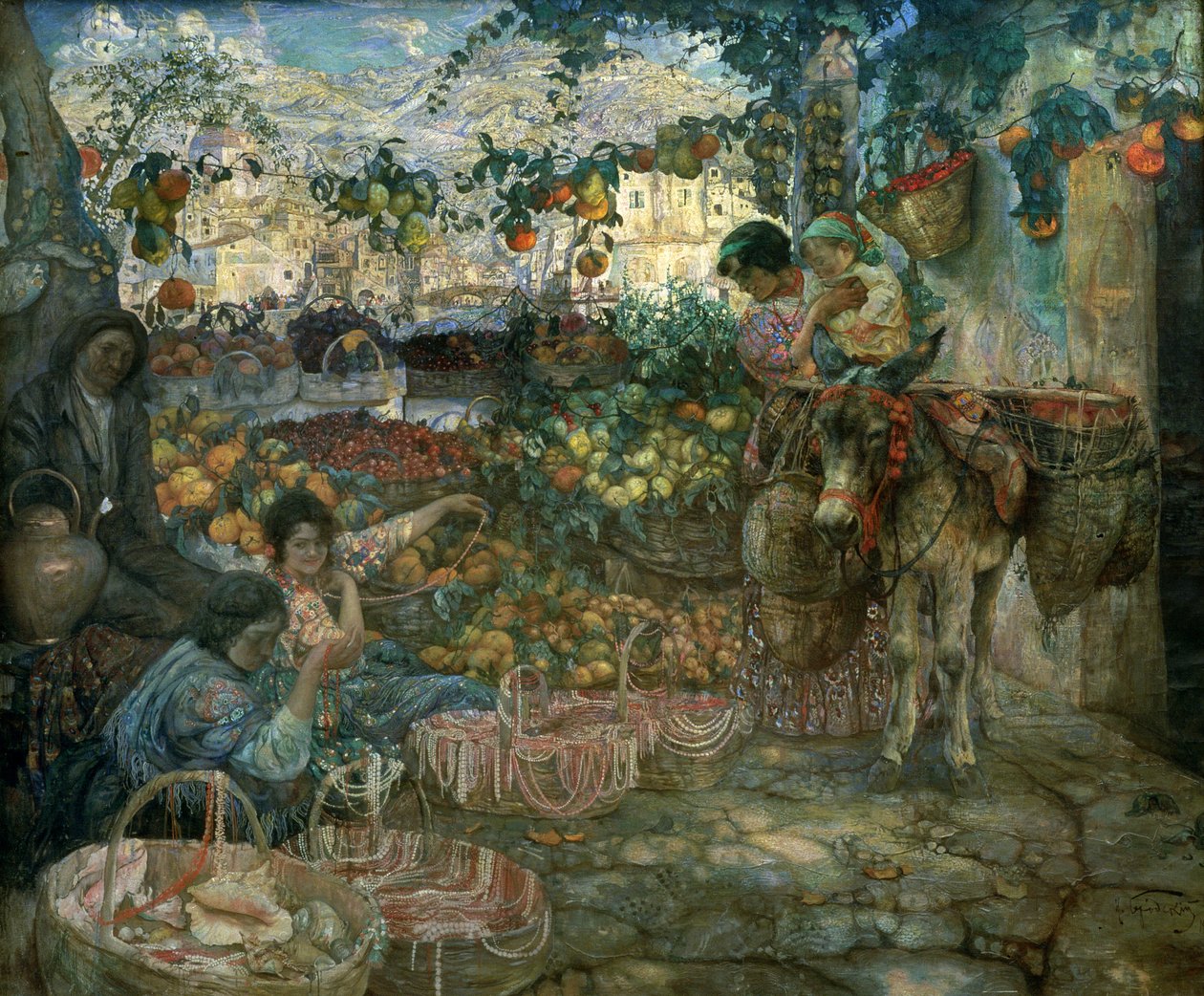 Itálie, 1911 od Isaak Israilevich Brodsky