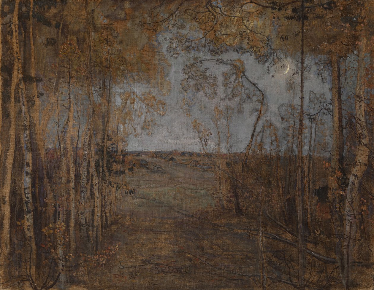 Novoluní, 1912 od Isaak Israilevich Brodsky