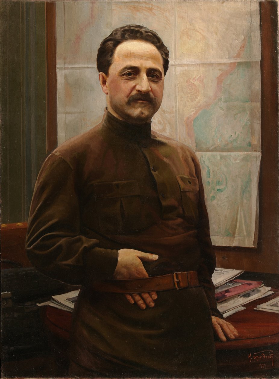 Portrét Grigory Sergo Ordzhonikidze 18861937, 1929 od Isaak Israilevich Brodsky