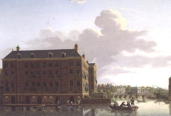 Pohled na Amsterdam, 1779 od Isaac Ouwater