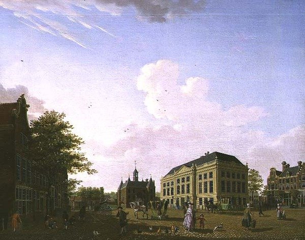 Pohled na náměstí Leidseplein v Amsterdamu, 1778 od Isaac Ouwater
