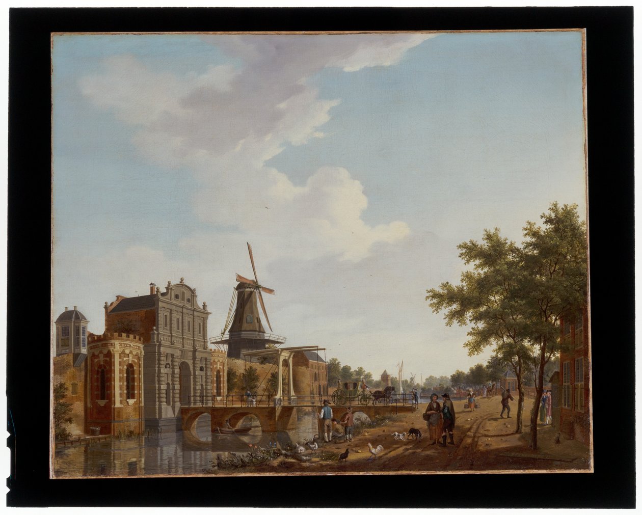 Catharijnepoort v Utrechtu od Isaak Ouwater