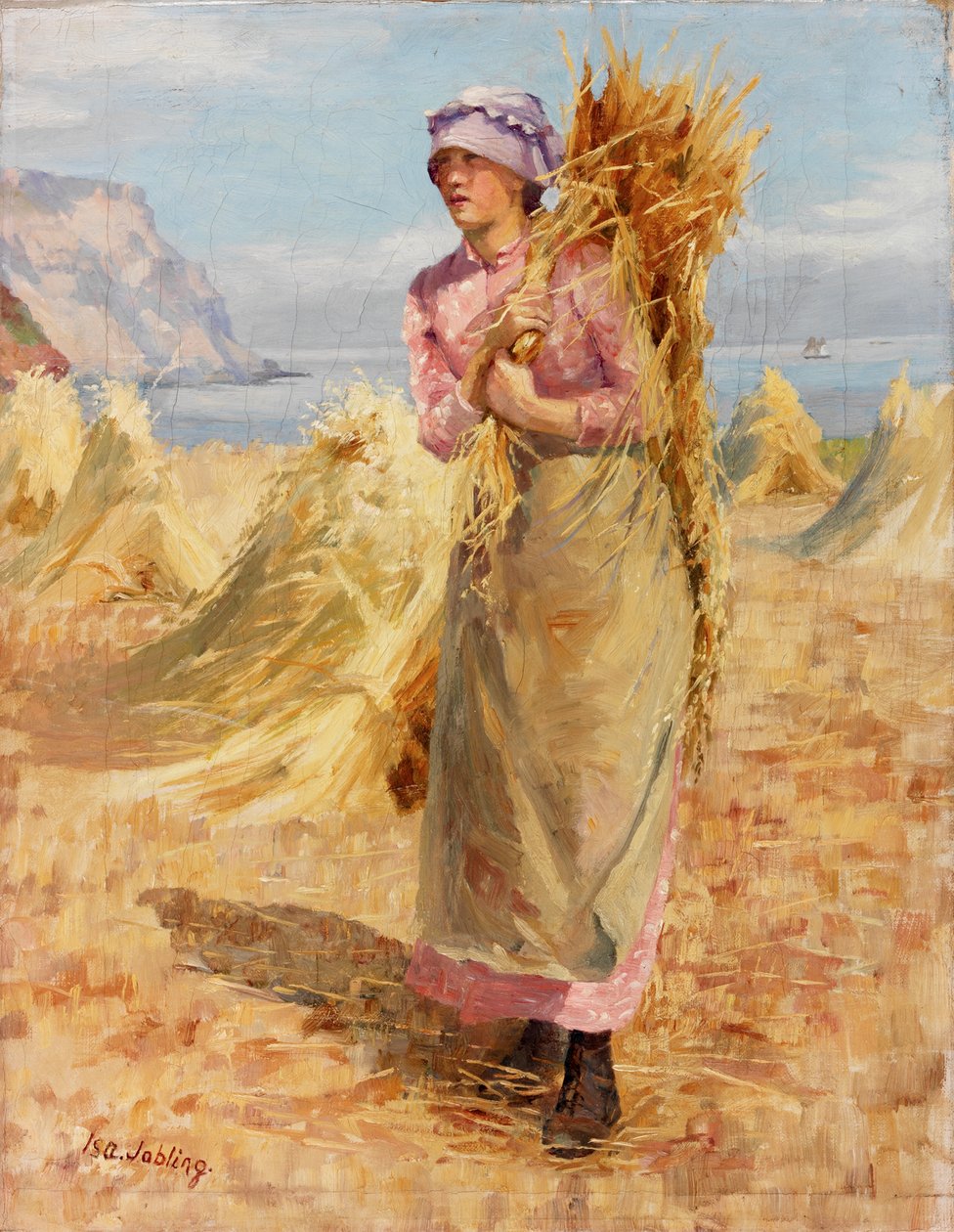 Výroba sena, 1893-1900 od Isabella Jobling