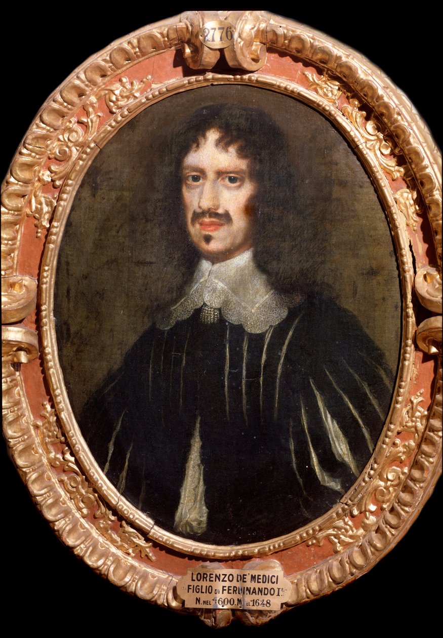 Portrét Lorenza de Medici, Florentine Mecene (malba od Isacco Campo