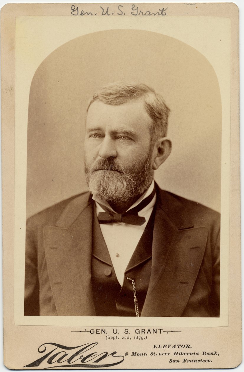 Ulysses Simpson Grant (1822-85), armádní generál Unie, 18. prezident USA (foto alba) od Isaiah Taber