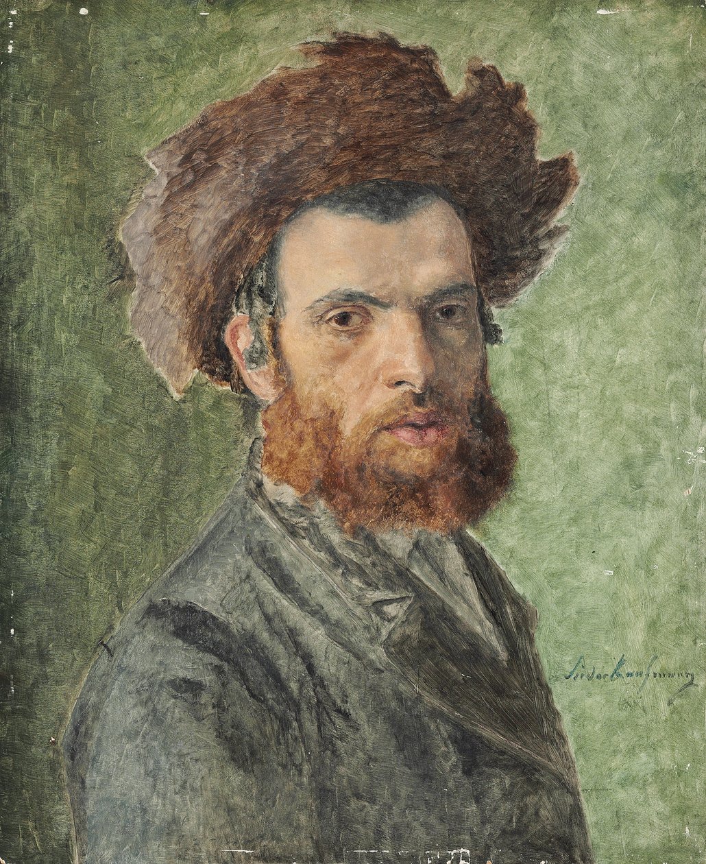 Portrét mladého chasidského Žida, od Isidor Kaufmann