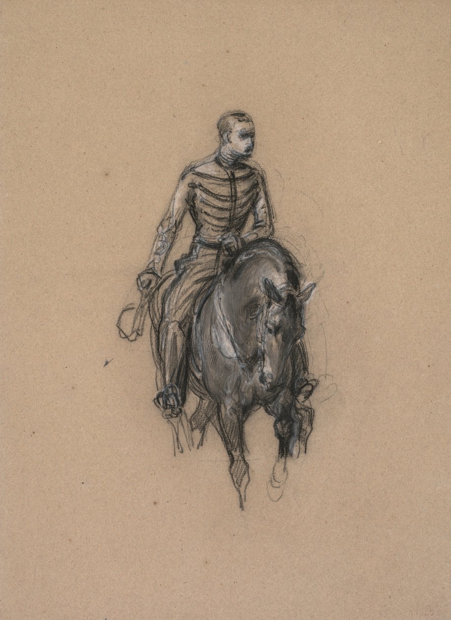 Militaire a cheval Voják na koni, c. 1860. od Isidore Pils