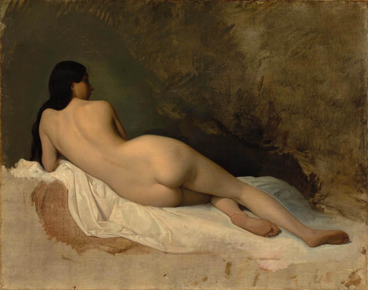 Studie ležícího aktu, c. 1841. od Isidore Pils