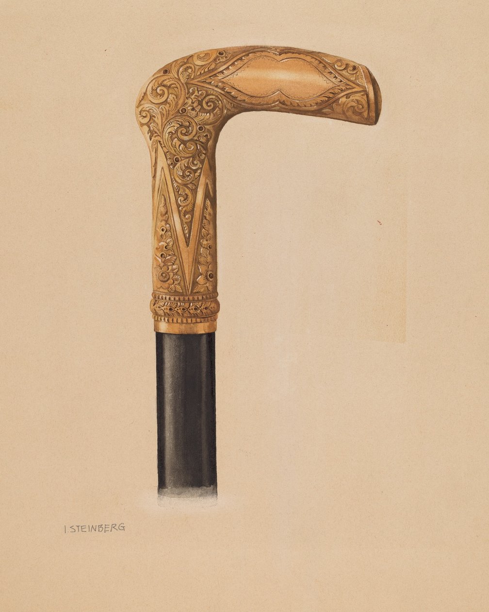 Třtinová hlava od Isidore Steinberg