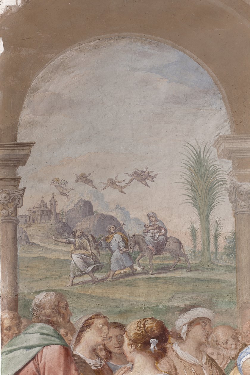 Detail z představení Ježíše v chrámu, 1623-34 od Isidoro Bianchi