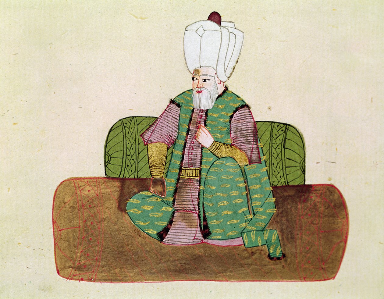 Paní 1971 Sultan Suleyman I (1495-1566) od Islamic School