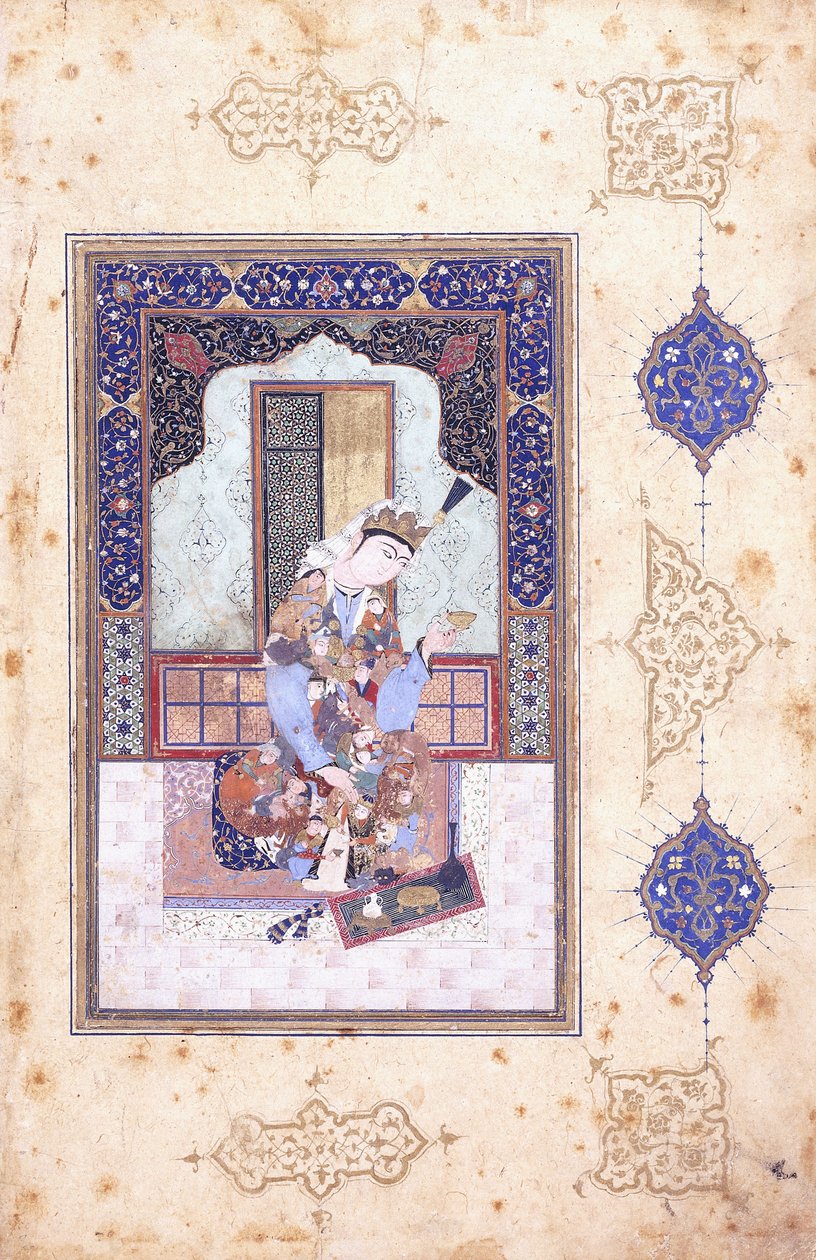 Sedící princezna, c. 1580 od Islamic School