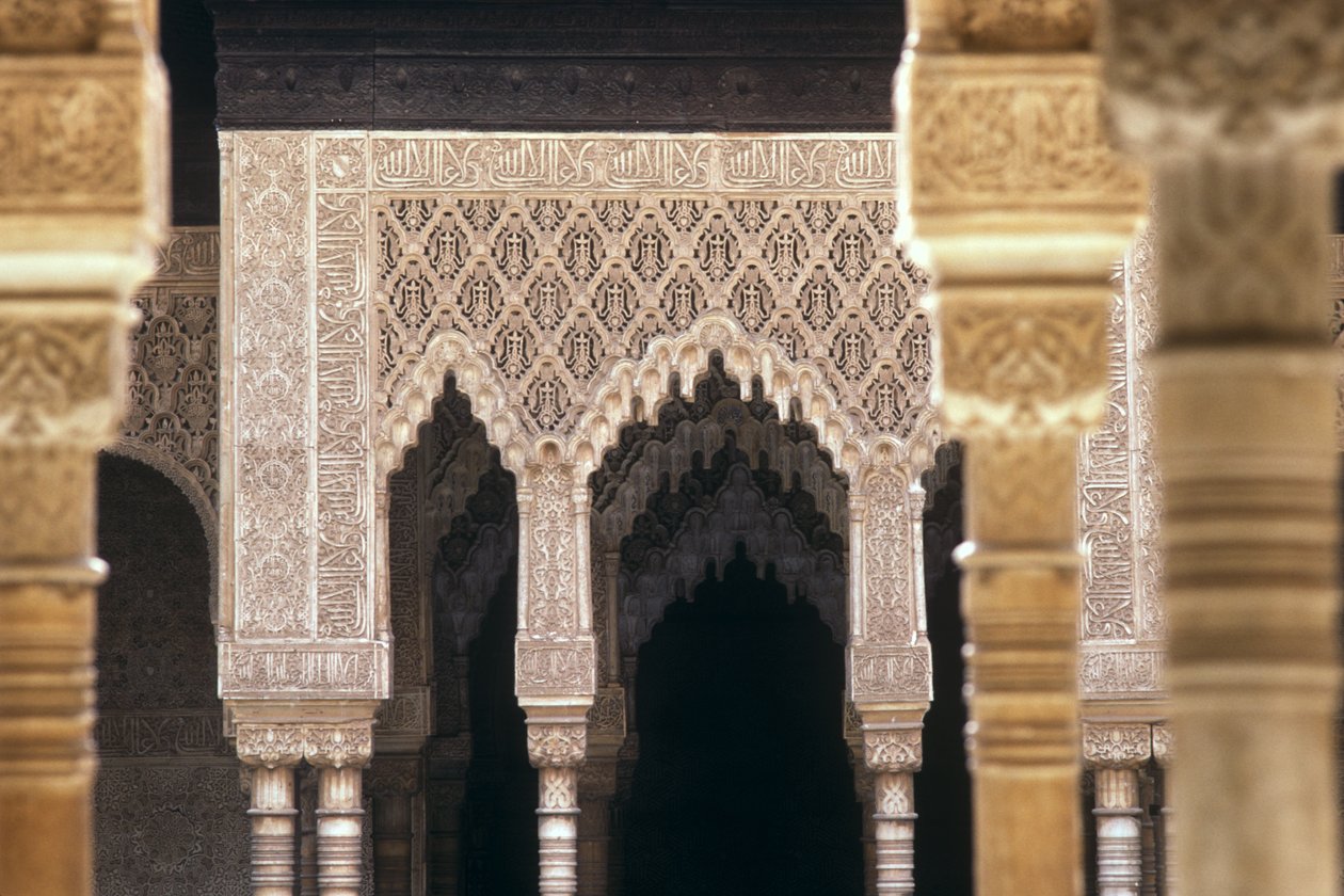 Detail oblouků v Court of Lions (foto) od Islamic School