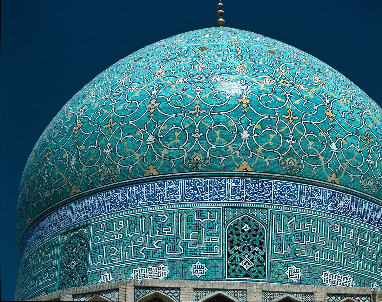 Pohled na mešitu Shah (také známá jako mešita Imam) 1612-1630 od Islamic School