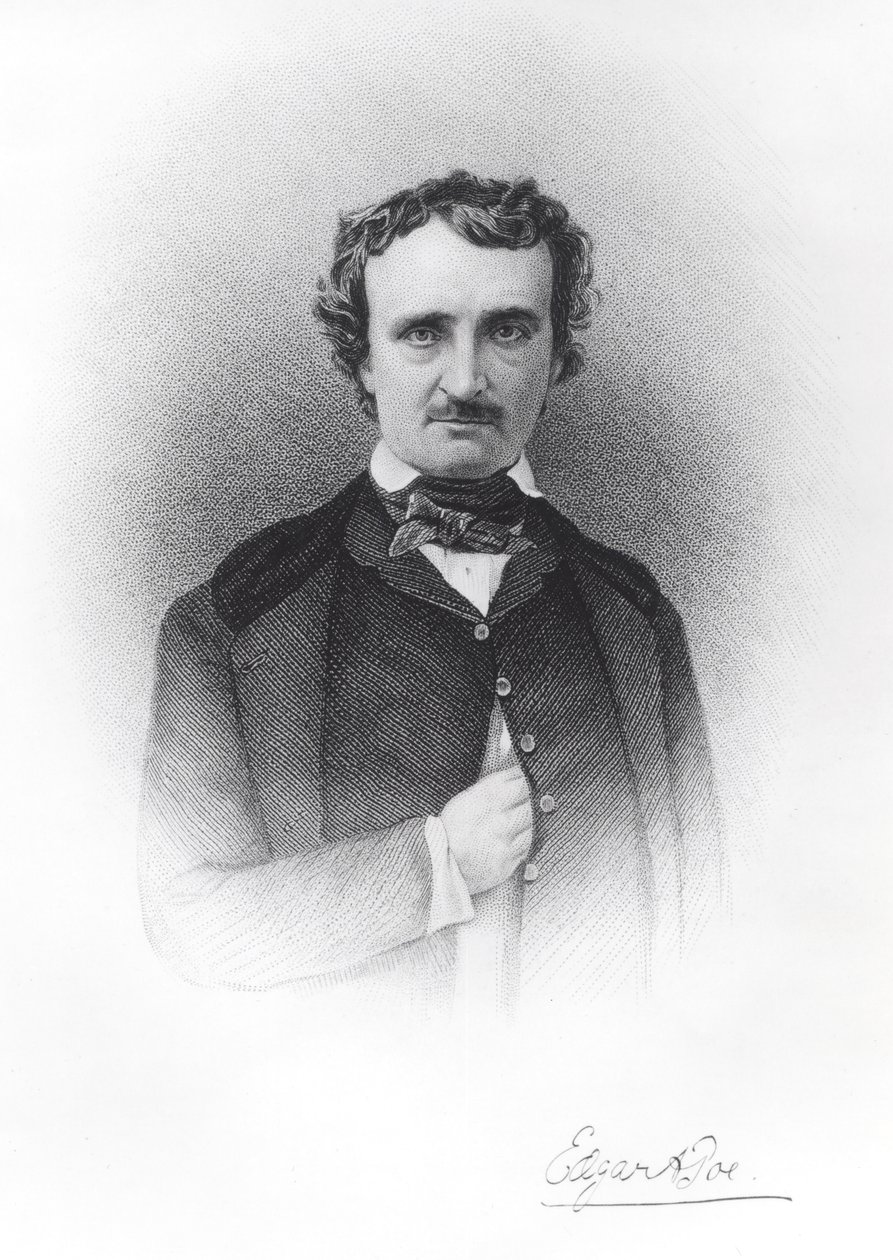 Portrét Edgara Allana Poea (1809-49) od Ismael Gentz