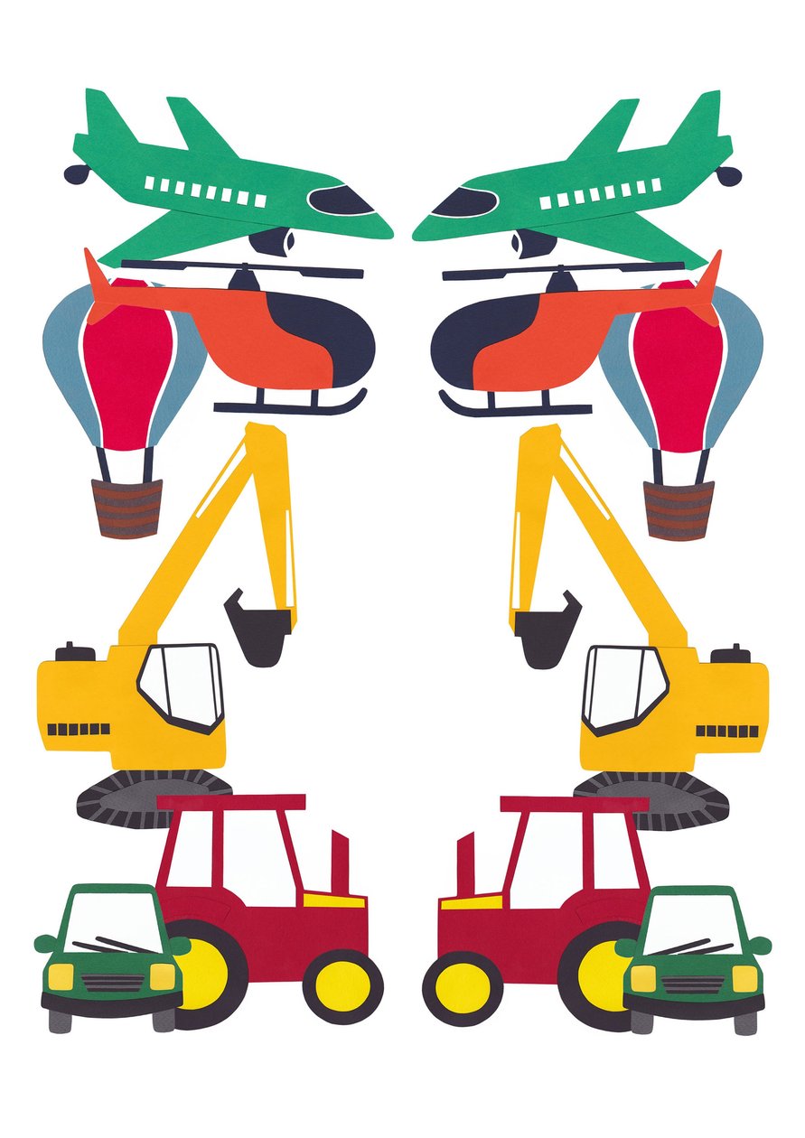 Automobily, 2016 papír od Isobel Barber