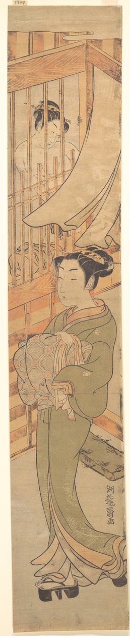 Im Yoshiwara-Viertel od Isoda Koryusai