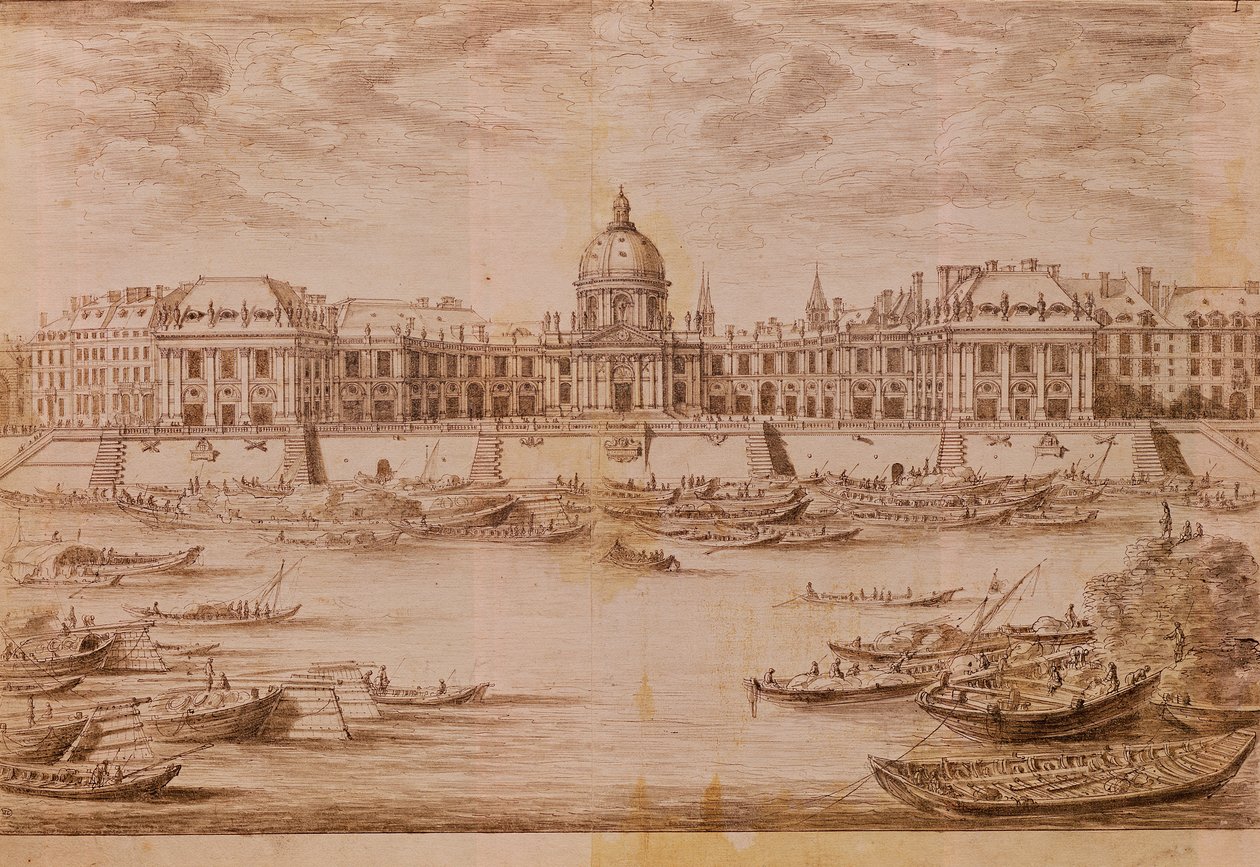 Perspektivní pohled na College des Quatre-Nations (Palais de l