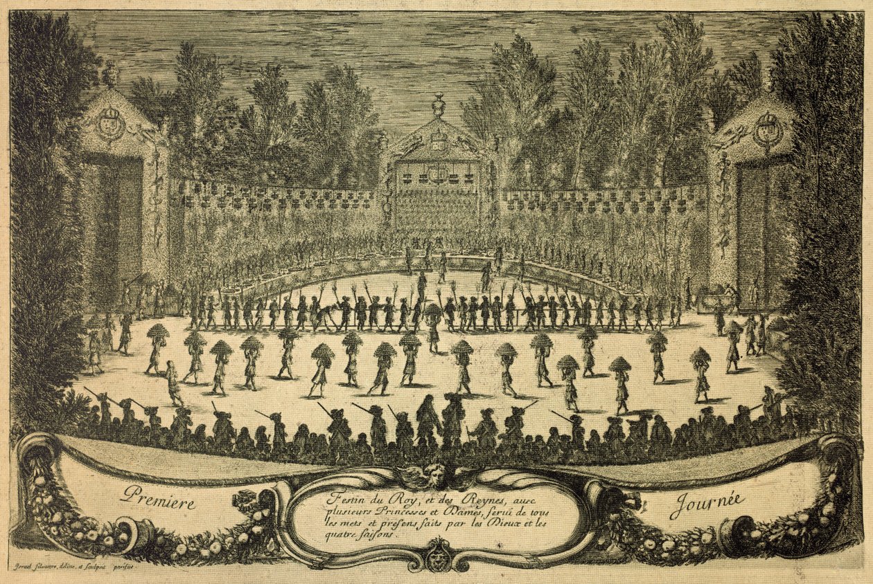 Slavnosti ve Versailles od Israel Sylvestre