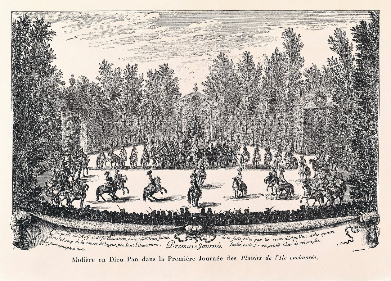 Moliere in God Pan, ilustrace "Les Plaisirs de l
