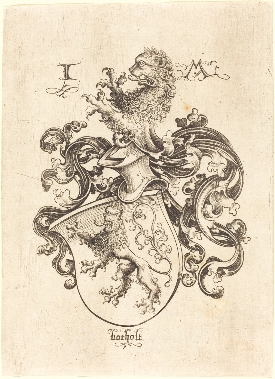 Erb se lvem, c. 14801490. od Israhel van Meckenem