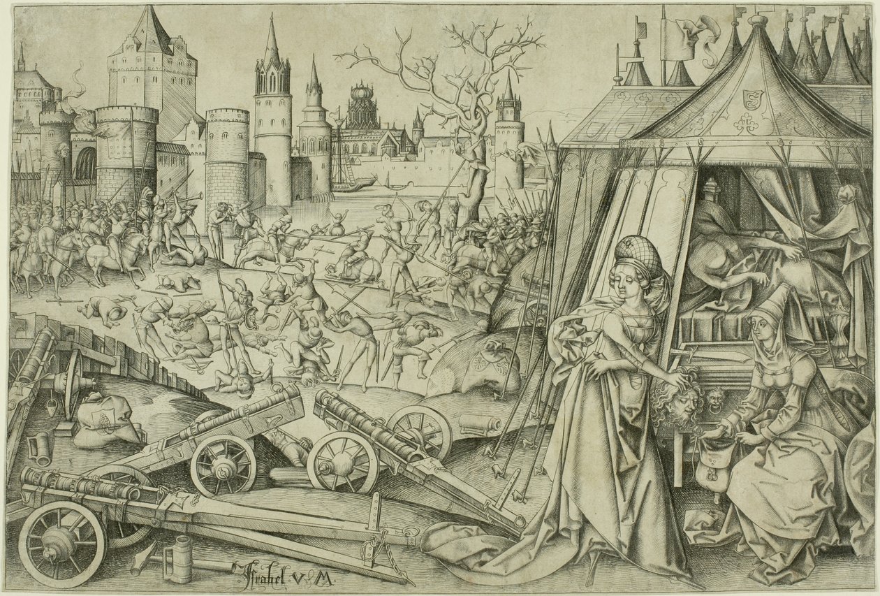 Judith, kolem roku 1495 od Israhel van Meckenem