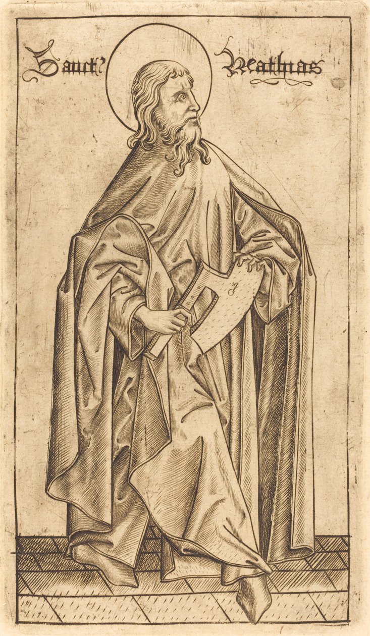 Svatý Matyáš, c. 14701480. od Israhel van Meckenem